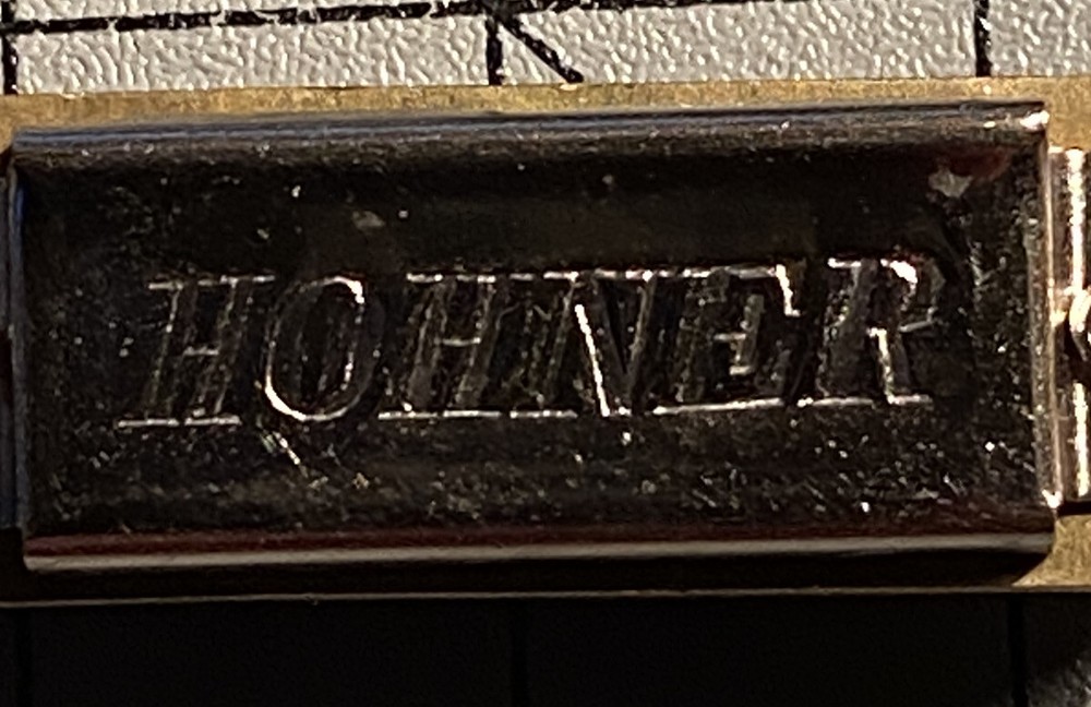 VINTAGE MINIATURE HARMONICA KEY CHAIN