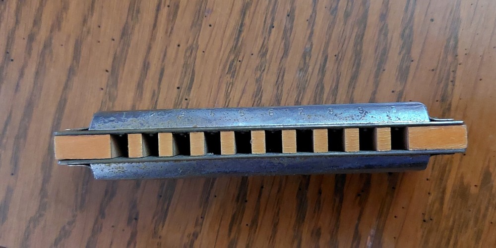 Vintage Hohner Marine Band Harmonica