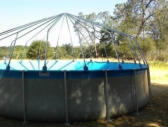 ABOVE GROUND SOFT SIDED SWIMMING POOL SOLAR SUN DOME COVER SUNDOME