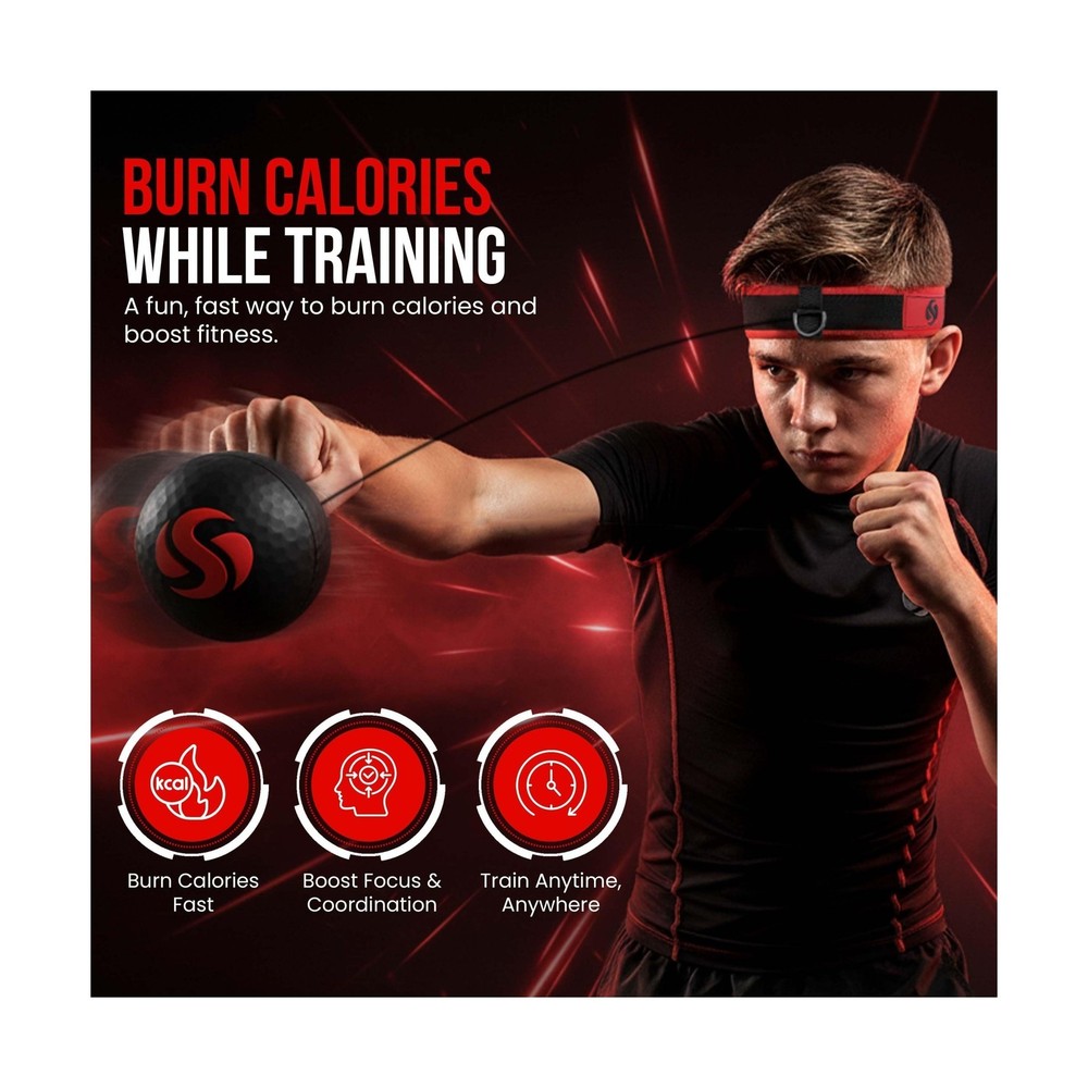 Soul Shift - Boxing Reflex Ball – Dual Competition Set | 2 Adjustable Head