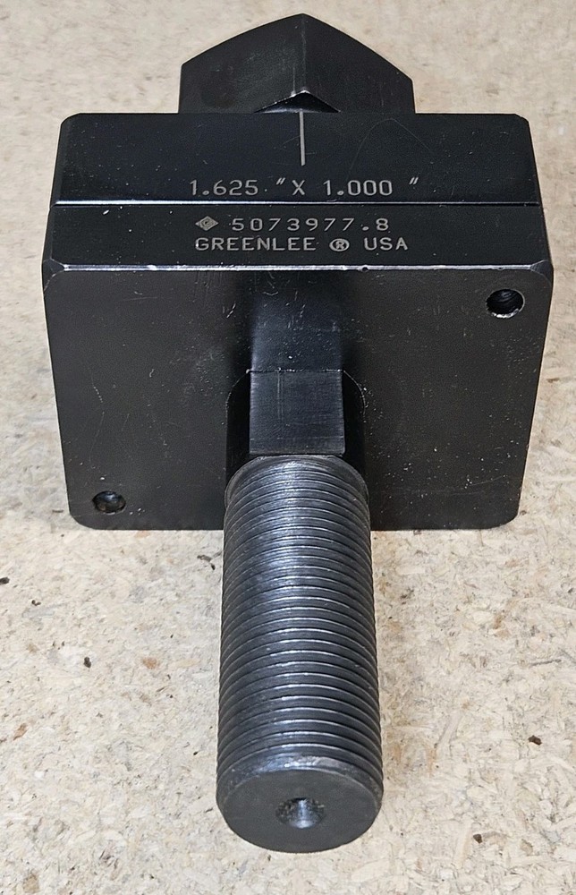 Greenlee No. rectangular punch 1" x 1.625" - U.S.A. made - rectangle