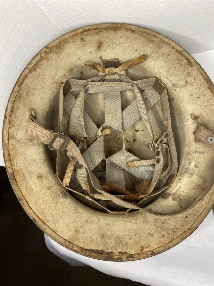 WWII CIVILIAN AIR RAID HELMET