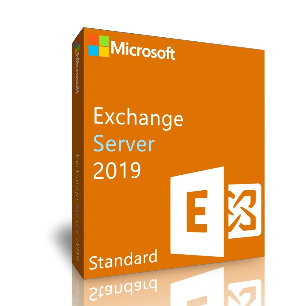 Microsoft Exchange Server 2019 Standard w Retail 100 CALs, New, Multilanguage