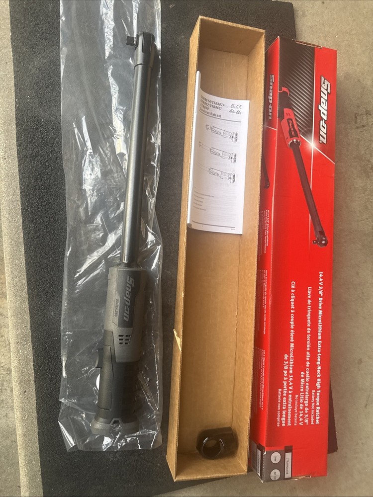For Snap-on CTR869GMDB 14.4 V 3/8" Drive MicroLithium High-Torque Extra-Long