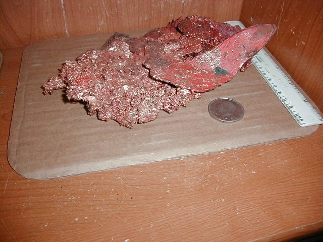 White Pine MIne Copper Splash 2.6 Lbs See Pictures and Description