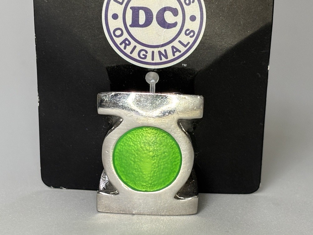 Green Lantern Size S 12 Metal Ring, DC Comics Original