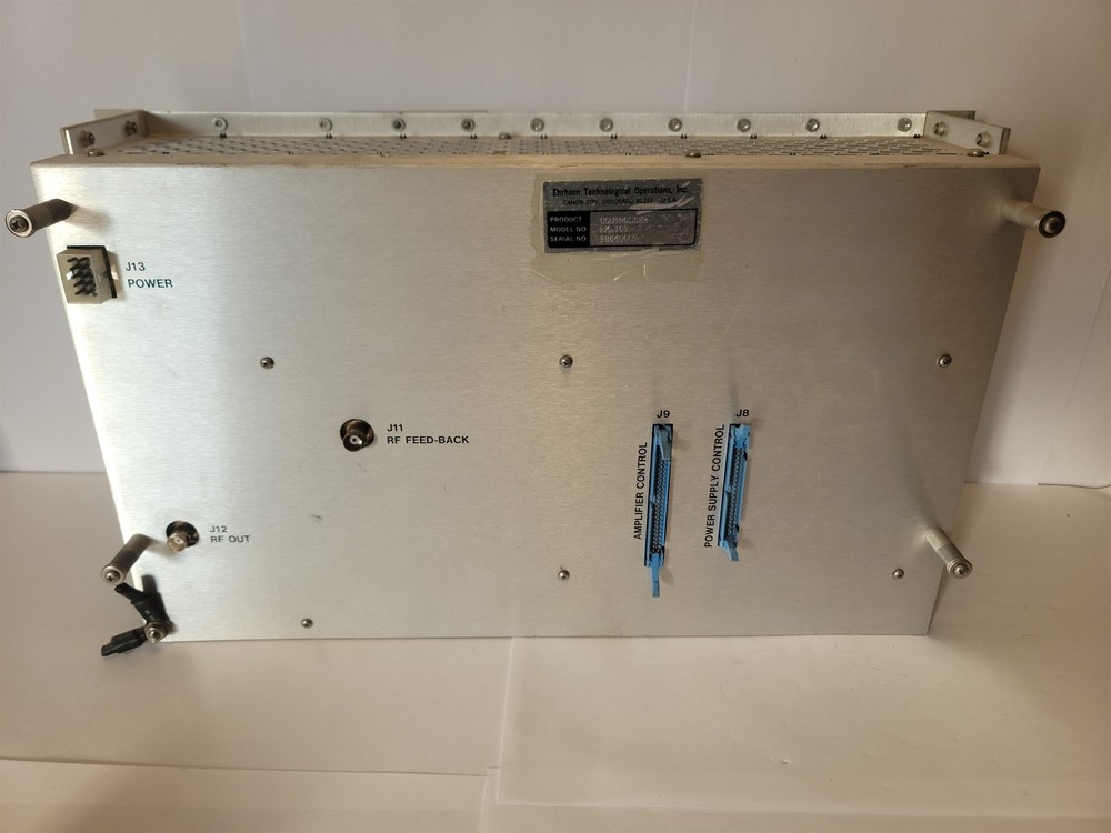 Ehrhorn Technological Operations AK-103 AB-061 Controller Rack Chassis