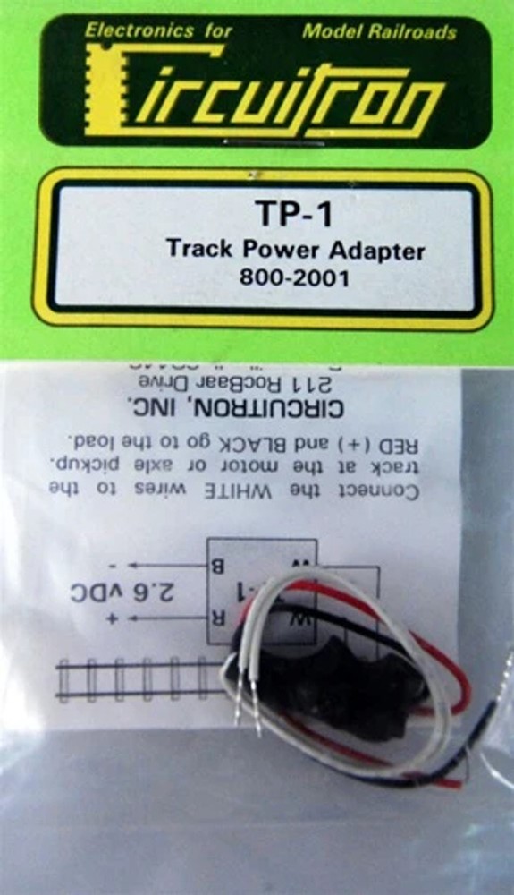 Circuitron ~ TP-1 2.6v50ma Track Power Adapter ~ 2001