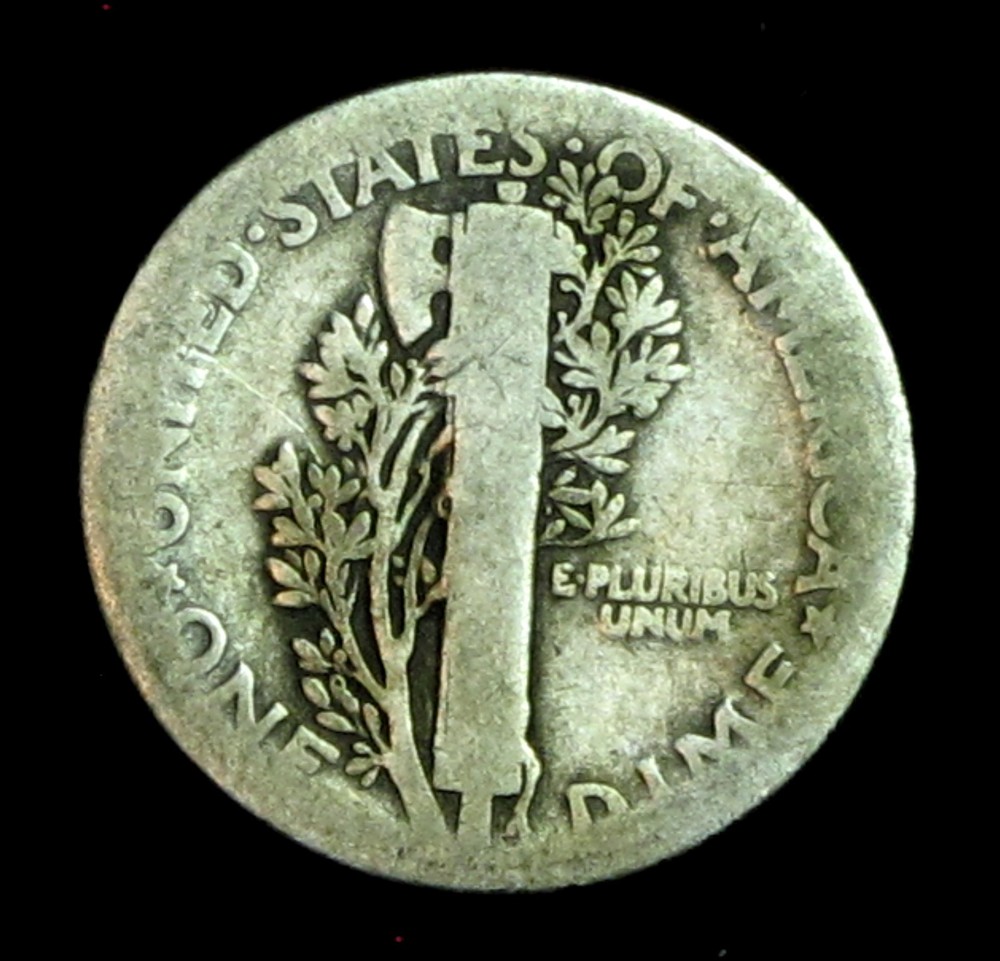 1916 Mercury Silver Dime (T112)