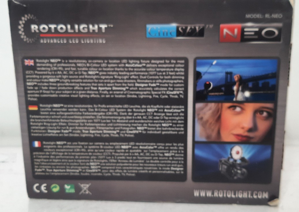 Rotolight NEO On Camera Continuous LED Light RL-NEO