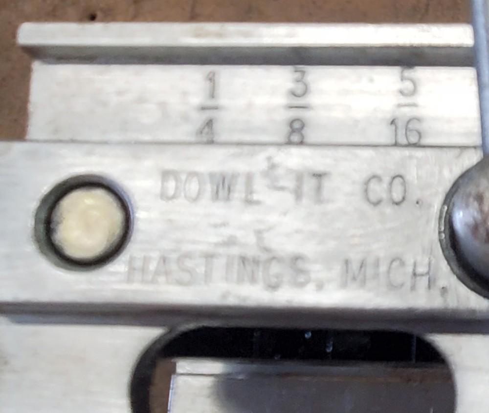 Dowl-it Self Centering Dowel Pin Drill Guide Vise Model 1000 Made U.S.A.