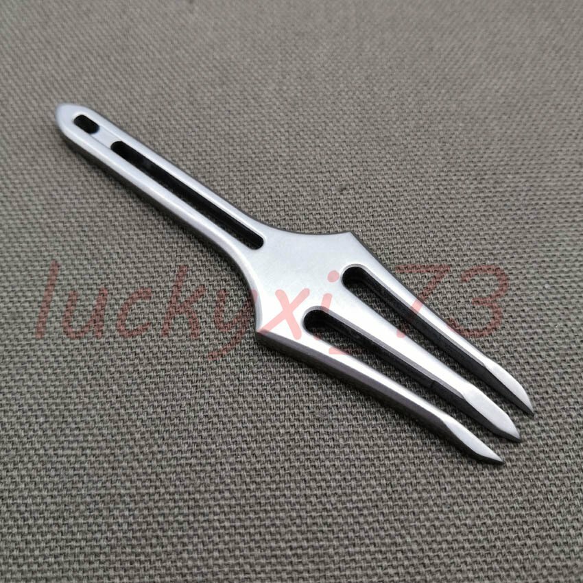 TC4 titanium Multifunction Crowbar Harpoon fork outdoor camping tool EDC