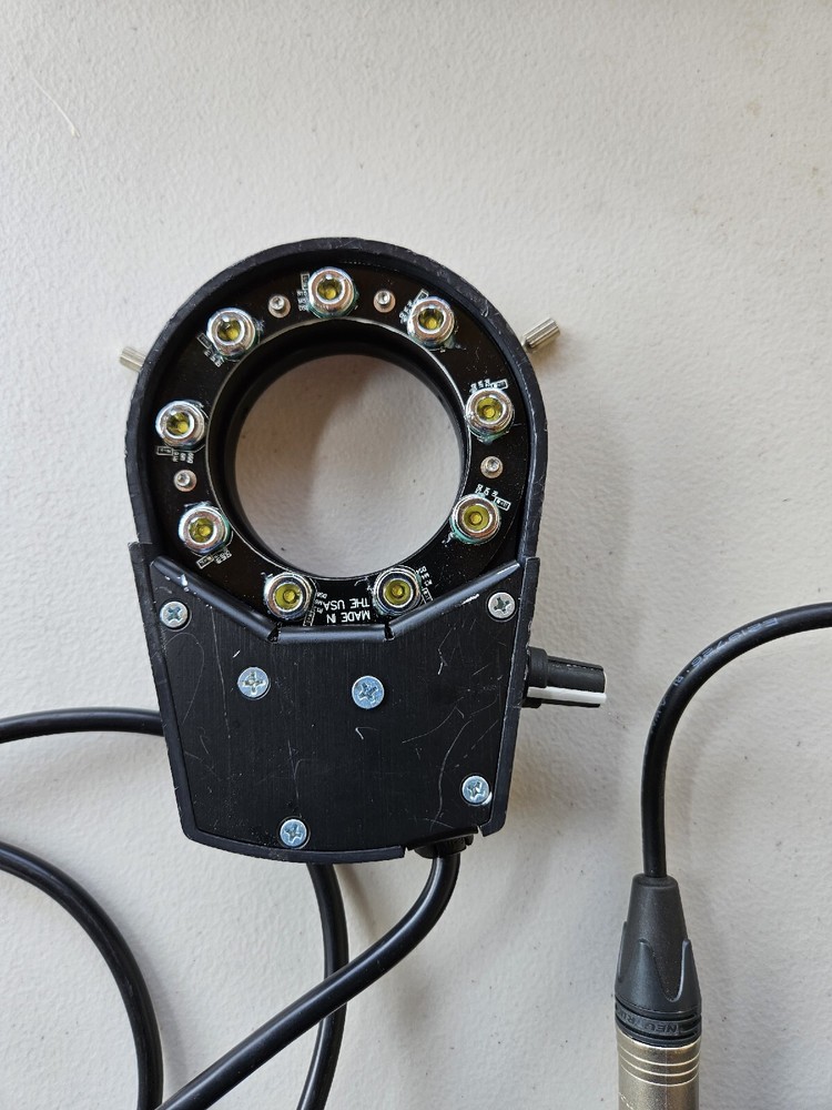 Micro-Lite, LV2000-B, Ring Illuminator light, With Power Supply, LED light used
