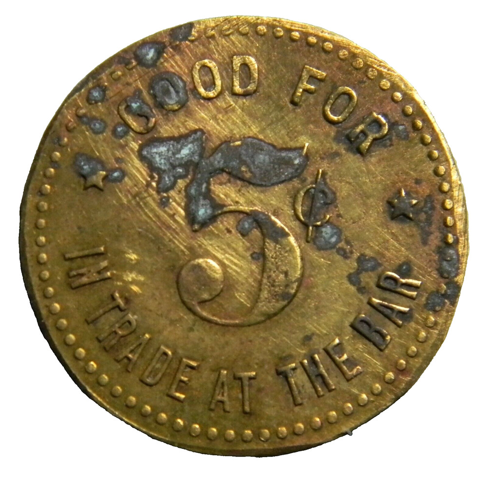 Spring Valley ILLS Mat Mattes 5¢ Token (01778)
