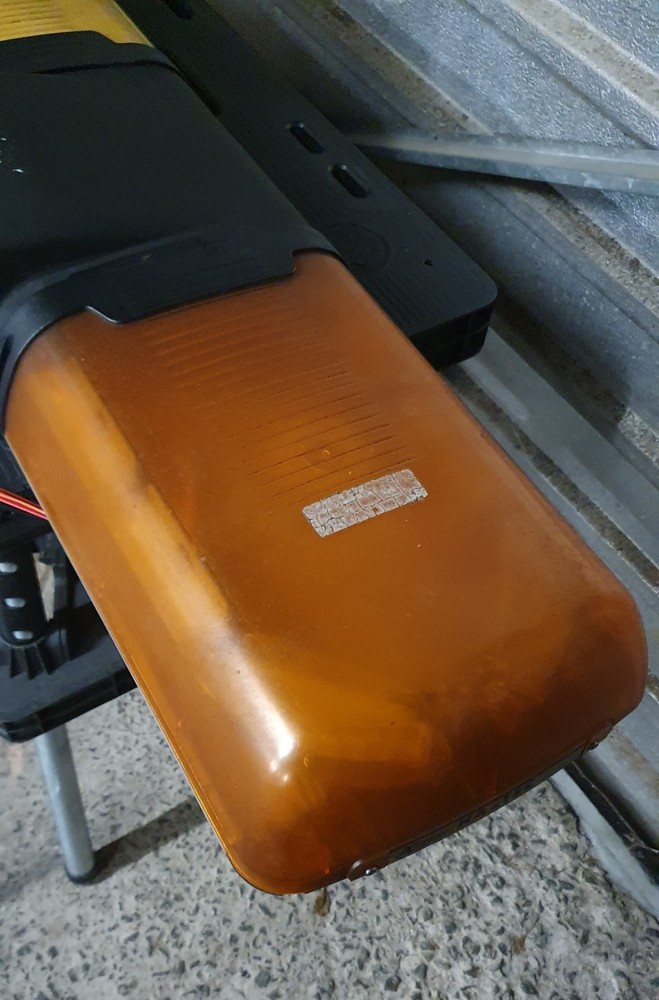 Haztec xpress flashing amber warning light bar