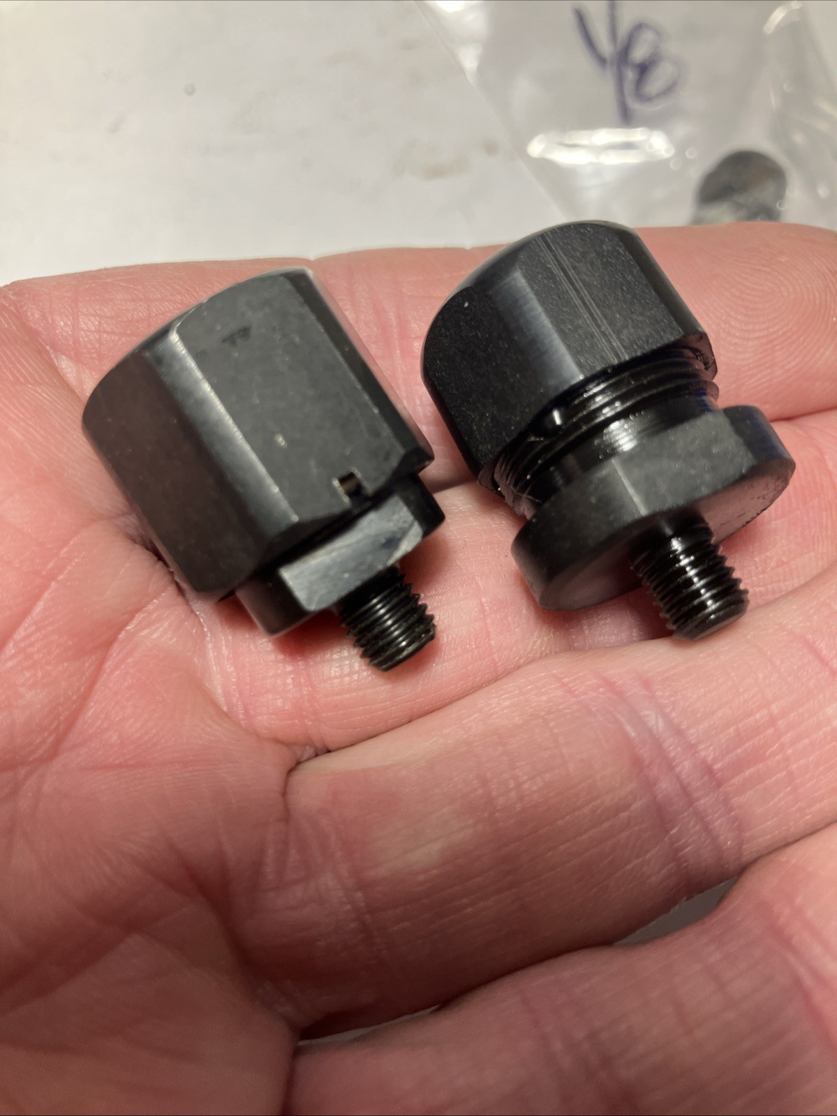 Vintage Aircraft Aviation Tool Threaded Angle Drill Bit Reamer Collets Holder