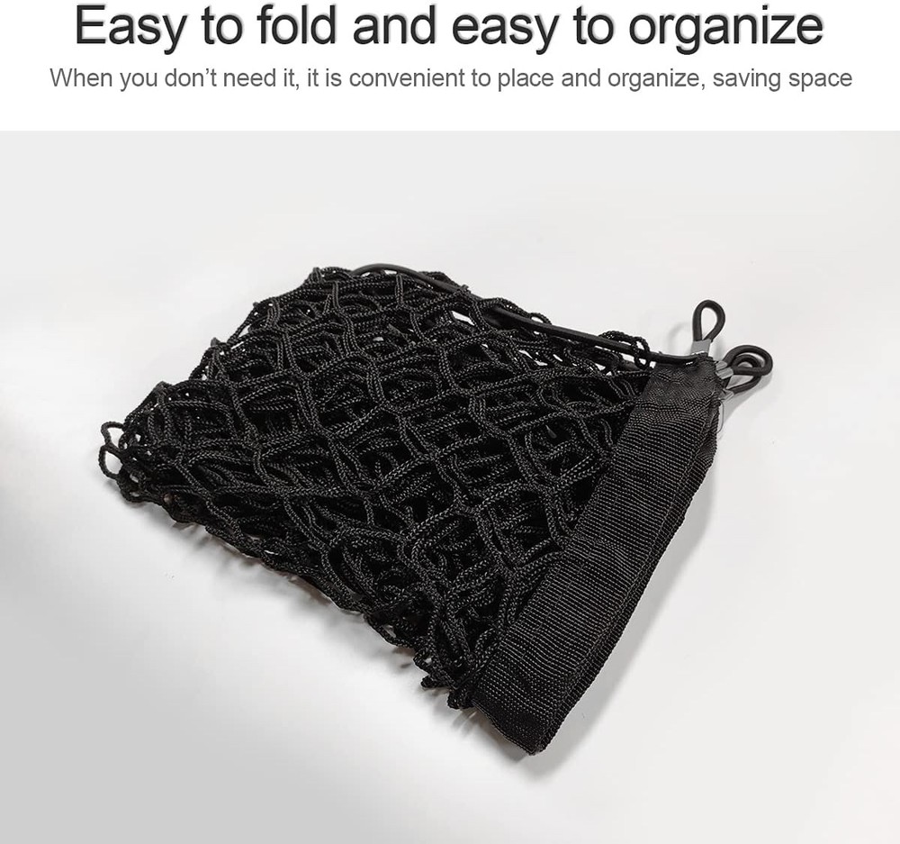 35.4"x15.8" Stretchable Car Cargo Net Adjustable Elastic Storage Net Trunk