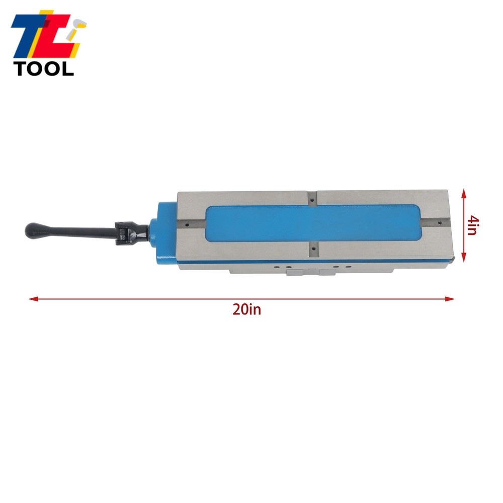 4" Double Lock CNC Precision Vise Milling Machine Vise Double Action Workholding