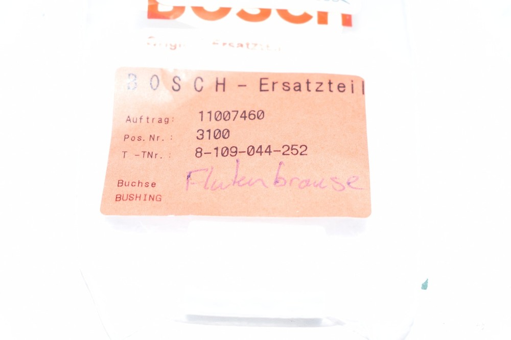 NEW Bosch 11007460 Bushing Flooding Unit
