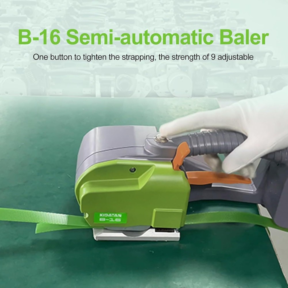 GOYOJO Electric Strapping Machine Battery-Powered Baler for Automatic Strapping