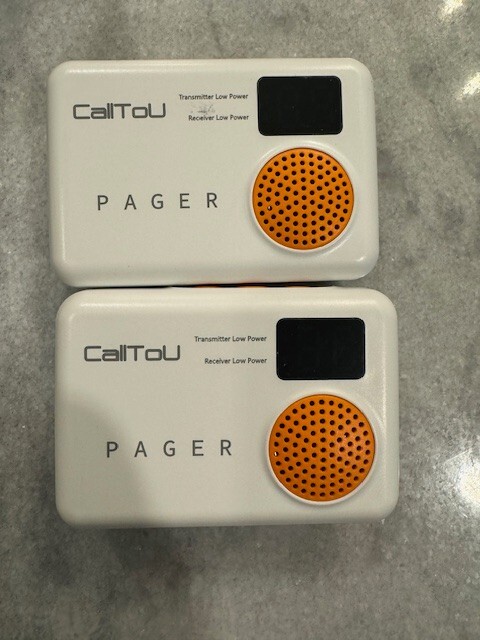 Caregiver Pagers for Elderly Wireless Call Button 1000FT Call Bell for