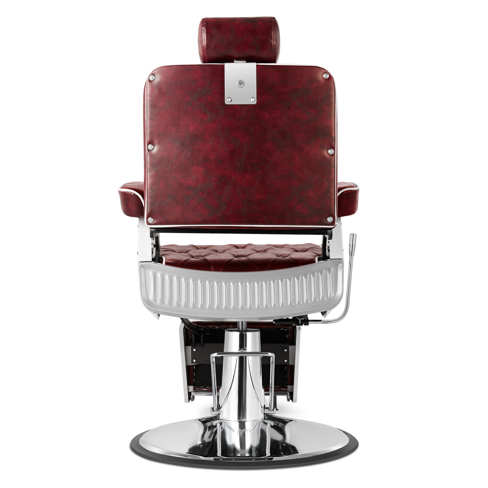 Red Vintage All Purpose Heavy Duty Hydraulic Recliner Barber Chair Salon Beauty