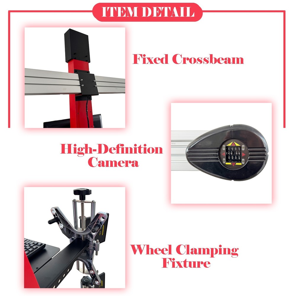 110V 3D Four Wheel Alignment Machine Wheel Aligner Tire Wheel Aligning Machine