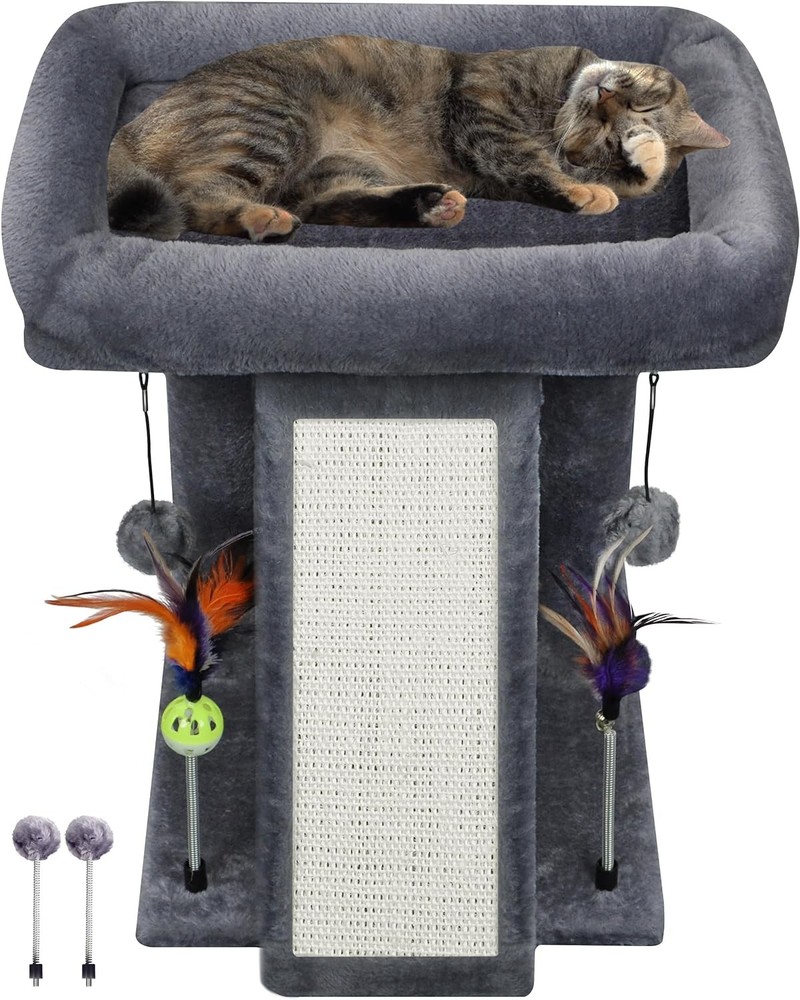 Cat Tree Tower with Cat Scratching Post for Indoor Cats, Activity