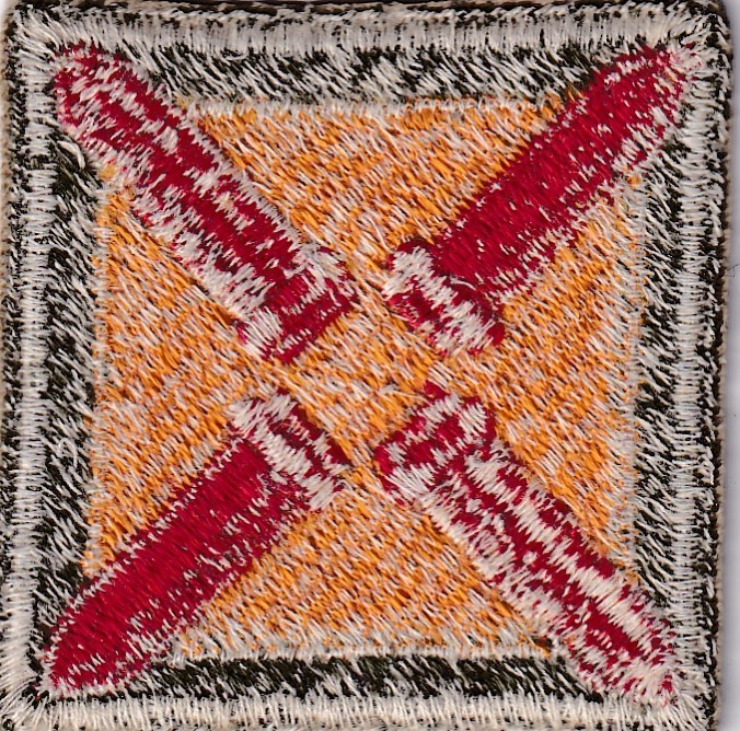 4th Coast Artillery District patch unissued US Army real WWII make