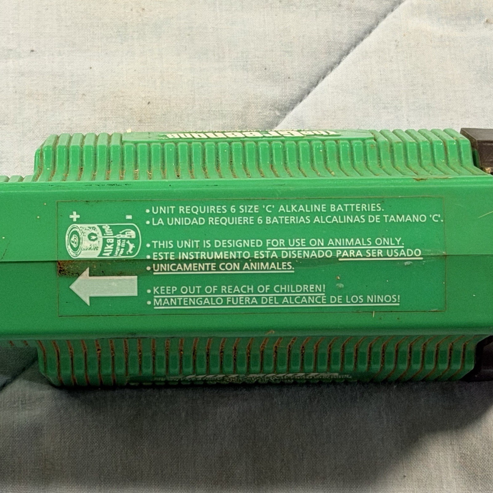 Hot-Shot The Green One Electric Livestock Prod HS2000 6xC Batteries TESTED WORKS