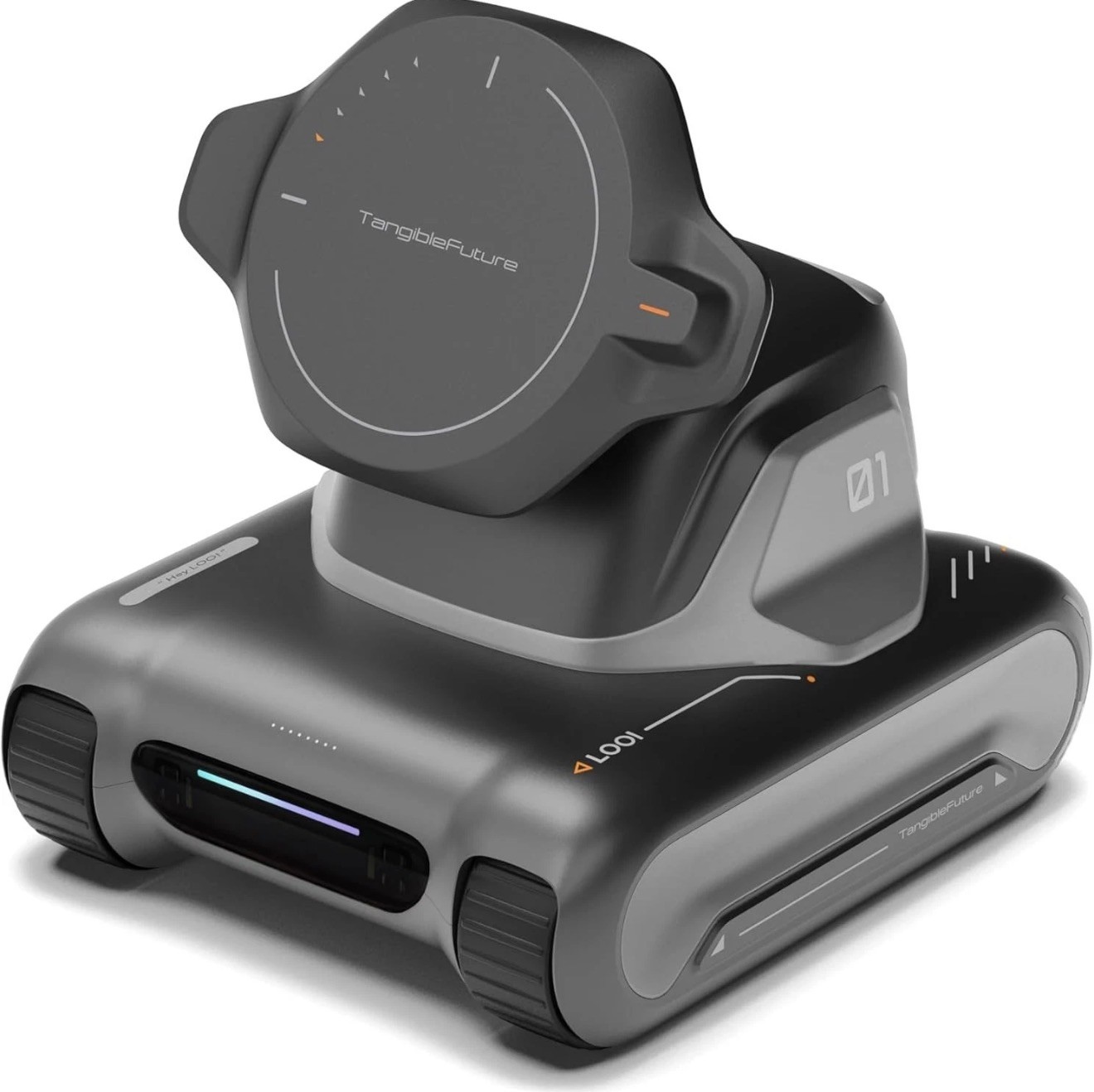 LOOI Robot-Space Black – AI Desktop Companion with ChatGPT Voice Interacti