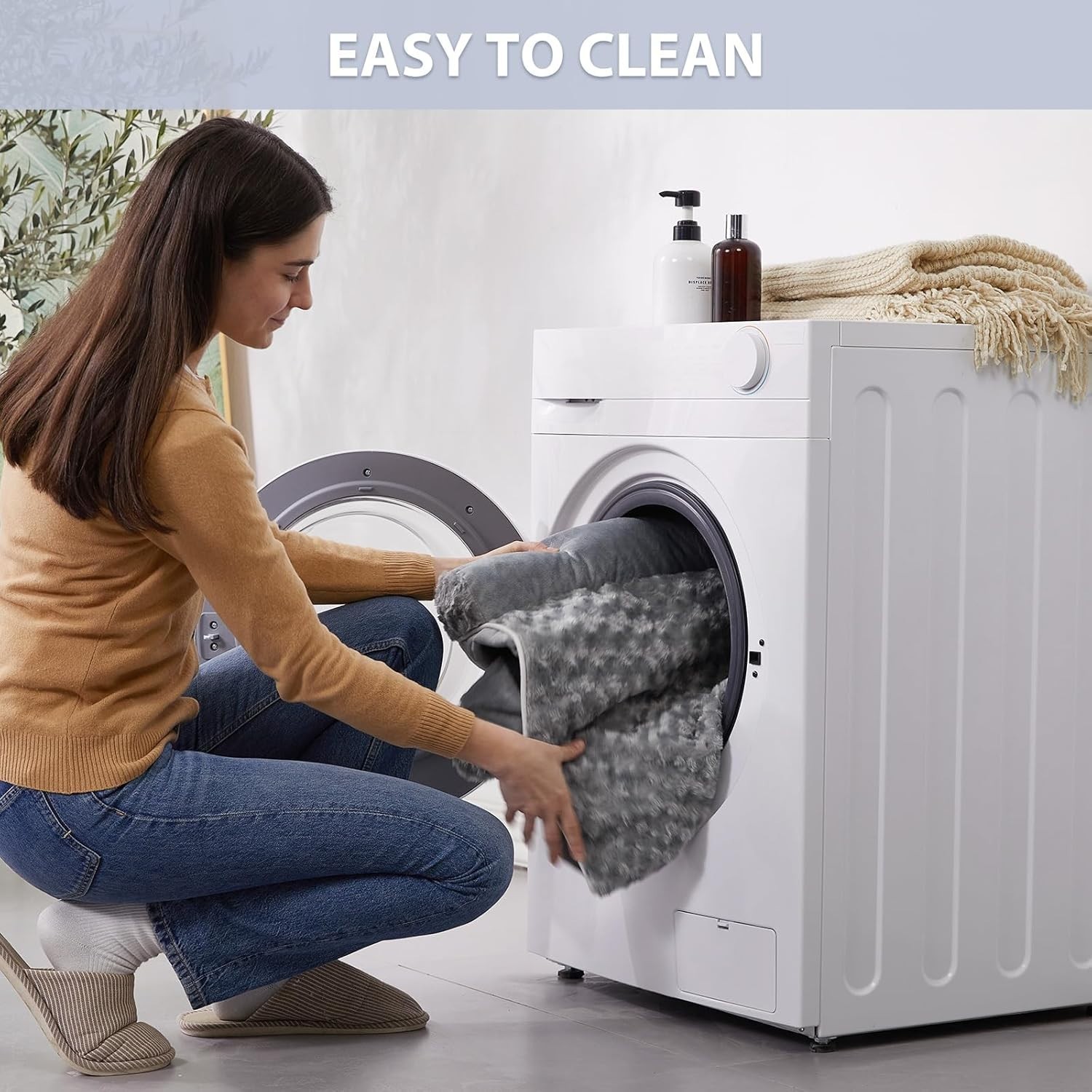 Durable Waterproof Dog Bed for Medium to Large Dogs