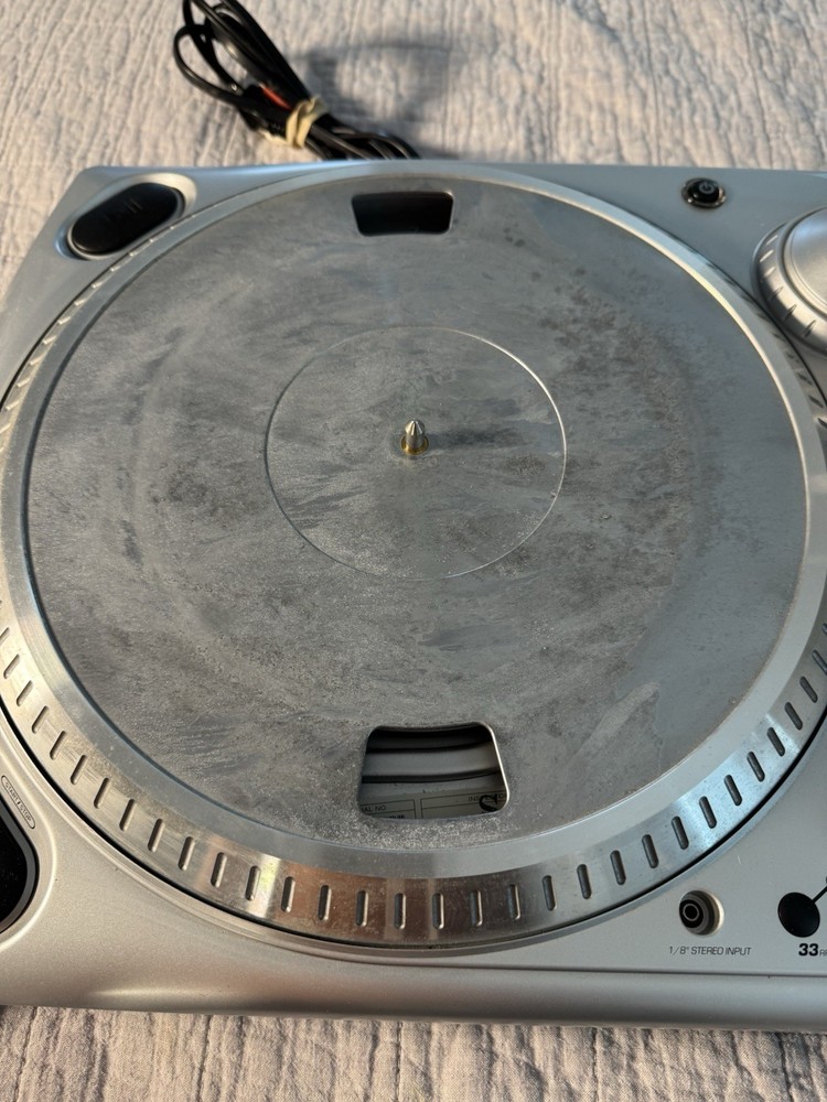 Numark TTUSB DJ Turntable Record Player USB Aux Audio Interface, Tested