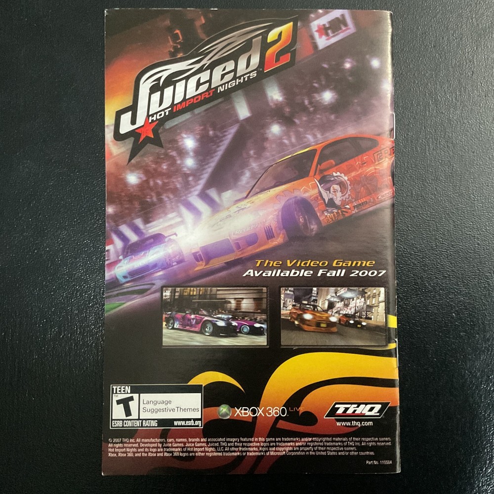 Stuntman Ignition Microsoft Xbox 360 Instruction Manual Only