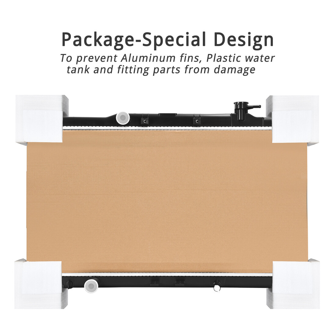 Radiator + A/C Condenser for 2013 2014 2015 2016 2017 Honda Accord 2.4L 3.5L