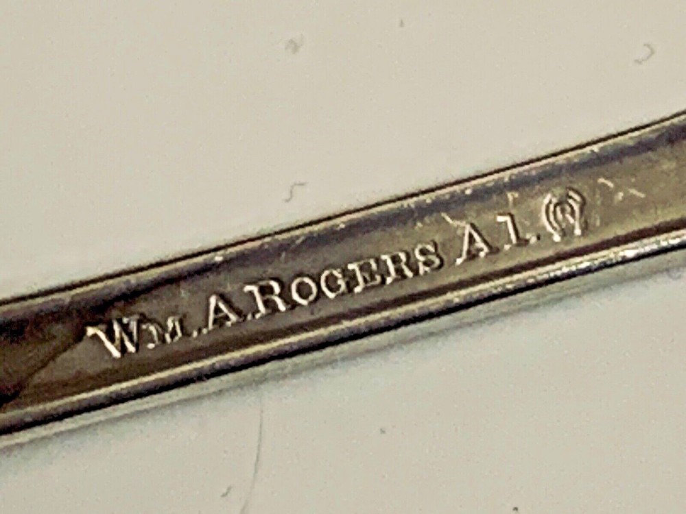 LARGE SILVER PLATE 8 1/2 INCHE FORK