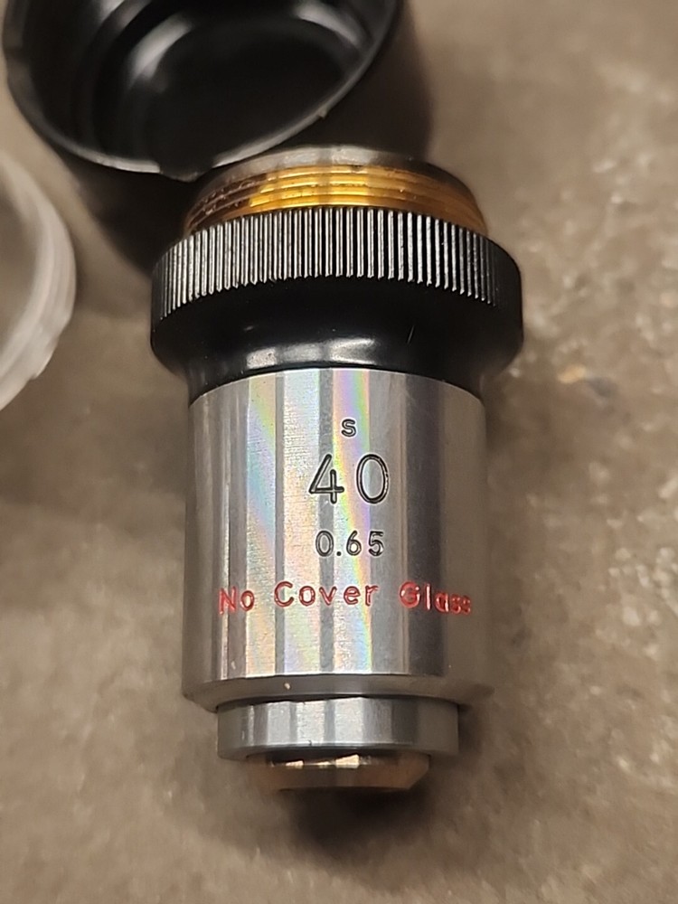 NIKON 40X/0.65 No Coverglass Strain Free MICROSCOPE OBJECTIVE