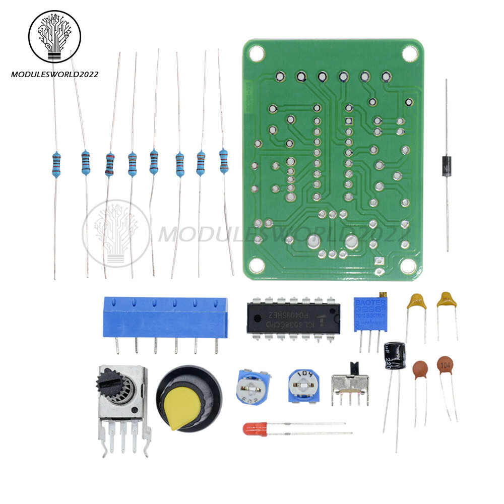 ICL8038 Monolithic Function Signal Generator Module DIY Kit Sine Square Triangle