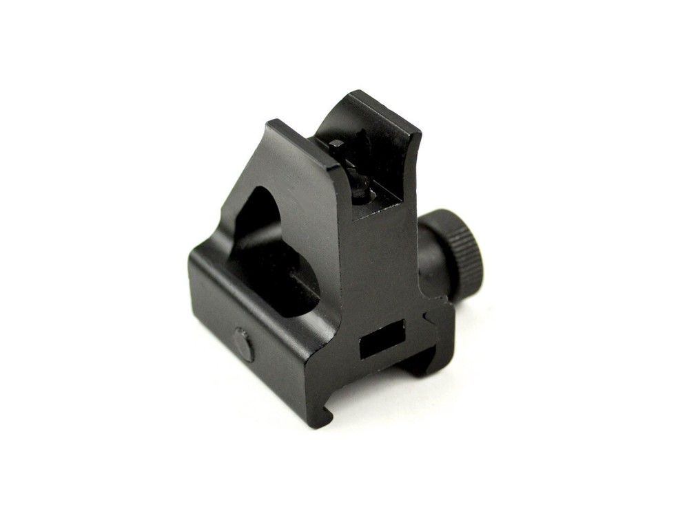 Fixed Front Backup Sight Post, Aluminum, Black