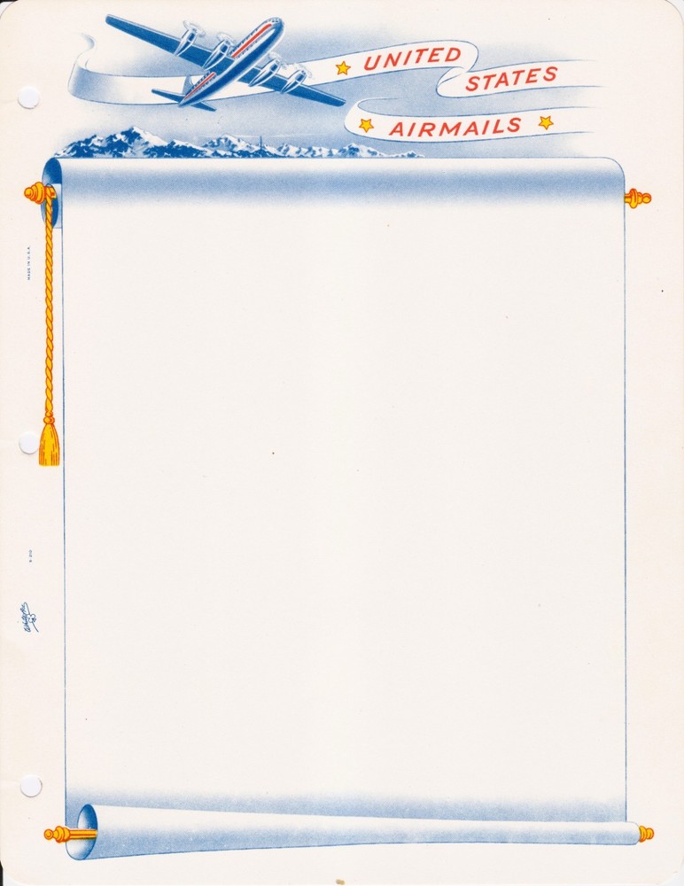 USA 35 Pages White Ace Blank Commemorative, Postage, and Airmail Unused