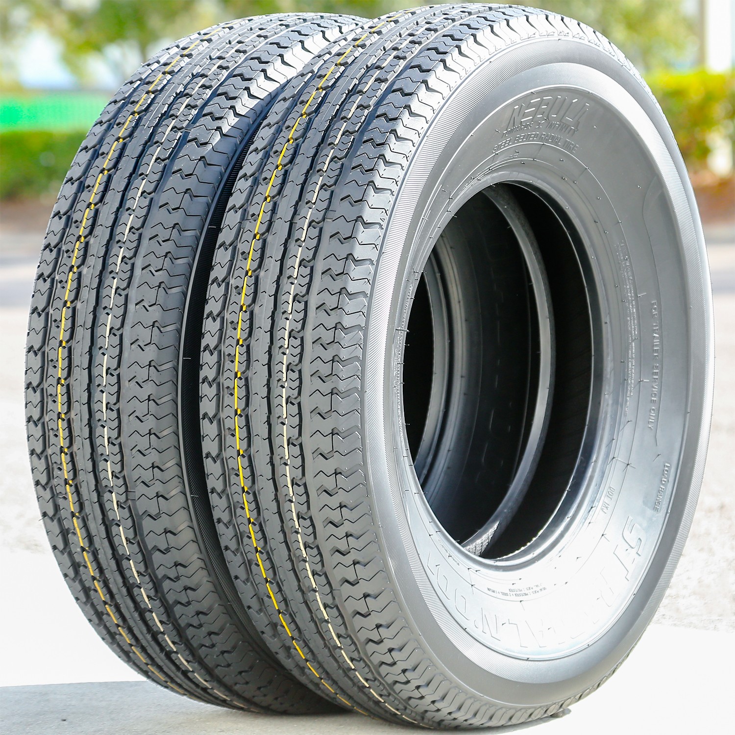 4 Tires Nebula ST Radial N' 001 Semi-Steel ST 225/75R15 Load E 10 Ply (Thailand)