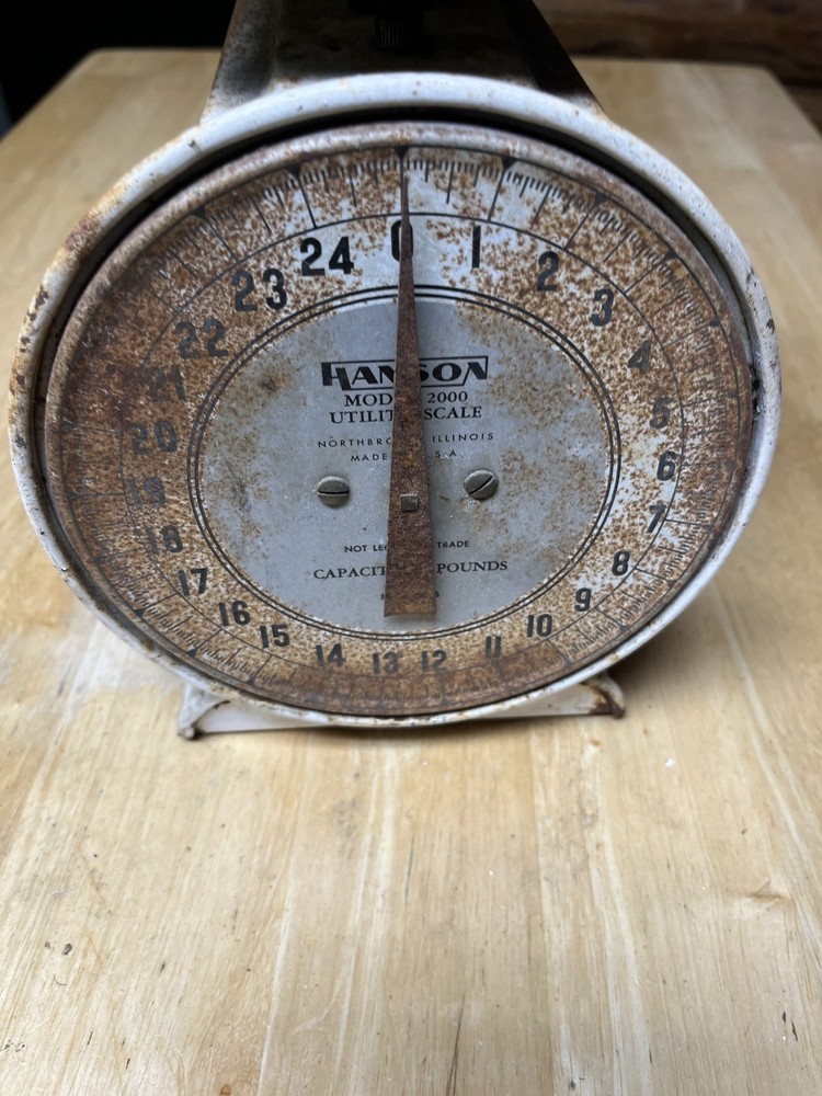 Hanson Model 2000 Utility Scale 25 lbs VTG