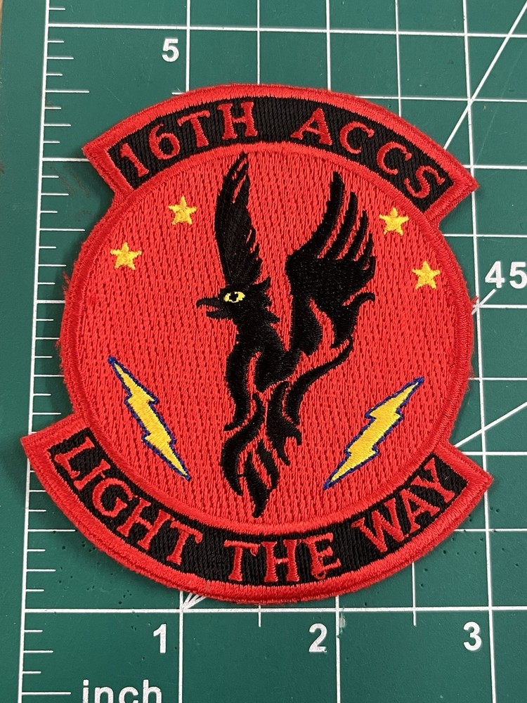 USAF US Air Force 16th Airborne Command and Control Squadron Patch