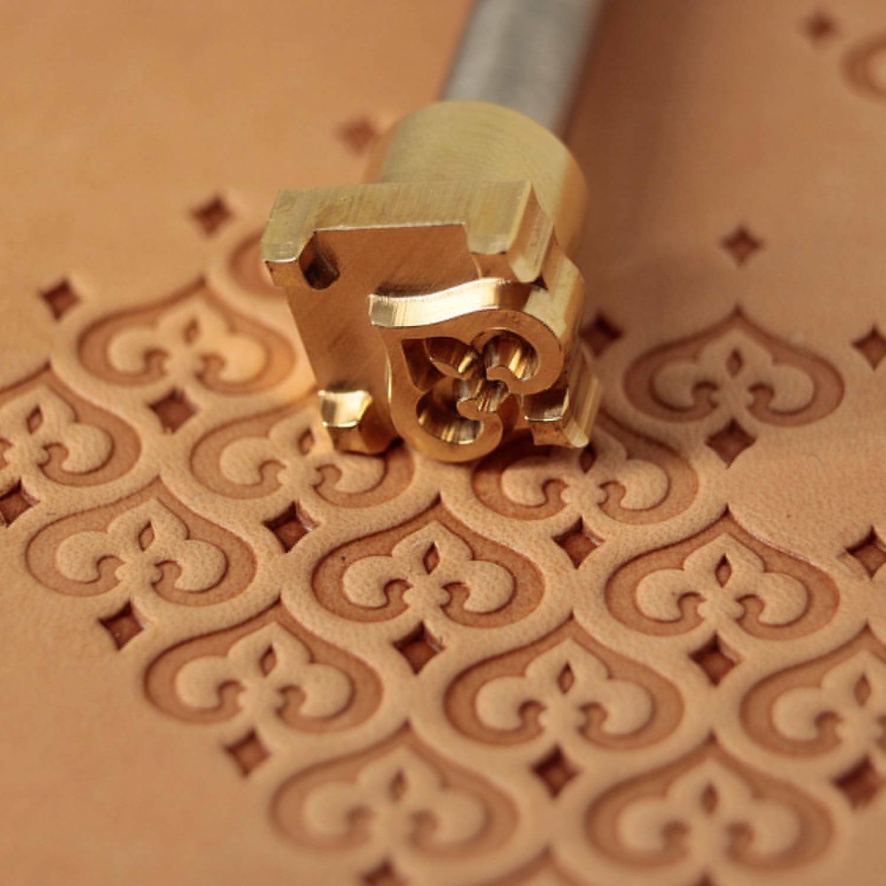 Leather crafting stamp tool crafts brass saddle making stamps #324
