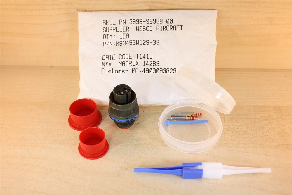 MS3456W12S-3S Circular Mil Spec Connector, 2 Position