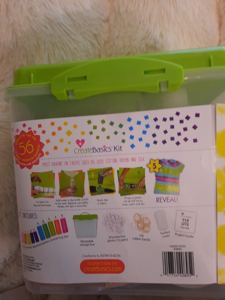 Tie-Dye Block Party Kit Create 56 Shirts-New