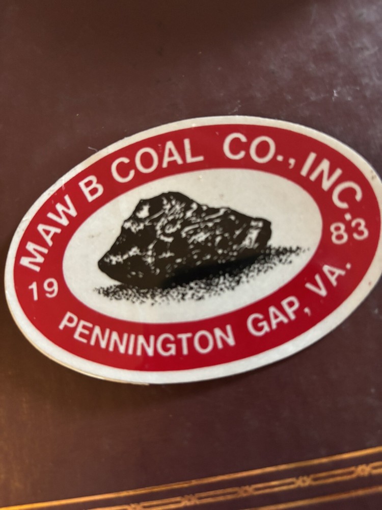 Coal Mining Sticker NiceCoal ￼ company sticker