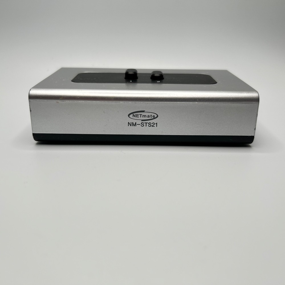 NETMATE NM-STS21 2 Port 2: 1 Two Inputs and One Output or Two Outputs One Input