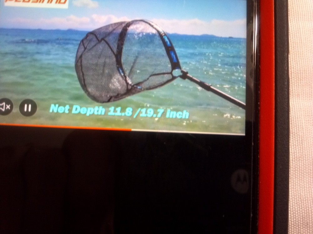 "Plusinno" Easy Fold Floating Fish Net, Easy Catch and Release NEW