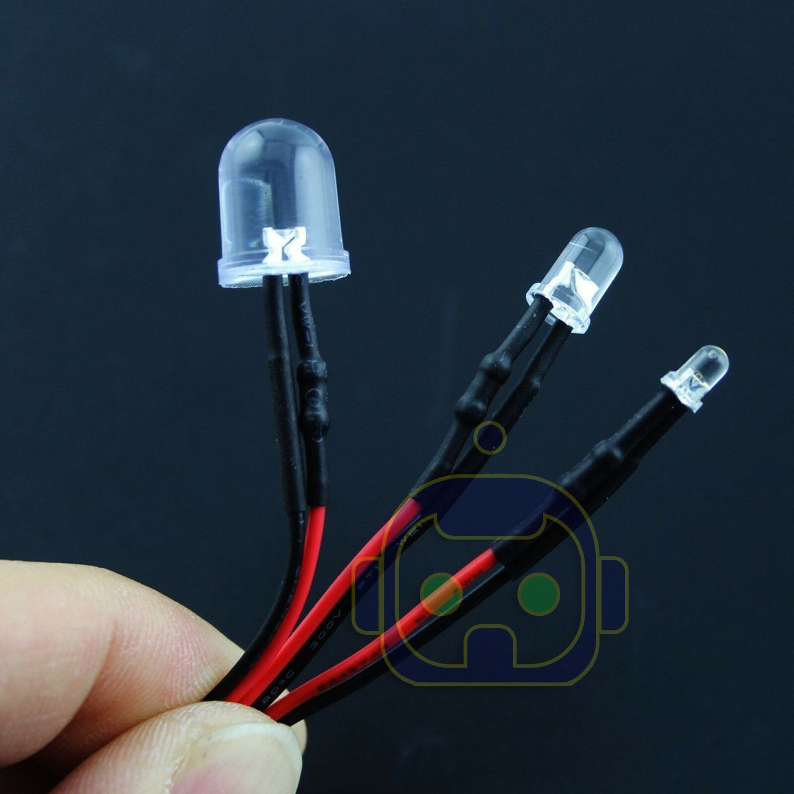 1.8mm 2mm 3mm 5mm 8mm 10mm Pre Wired LED DC9-12V Lights Emitting Diodes